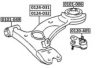ASVA 0101-006 Control Arm-/Trailing Arm Bush